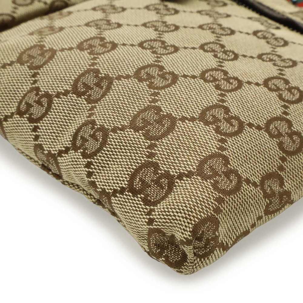 GUCCI Brown Leather Pouch - Picture 4 of 8